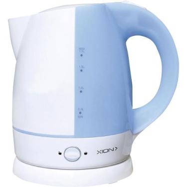 Imagem de Chaleira Eletrica Xion XI-GL23 2200 W 220V - Branco/Azul 1.7L