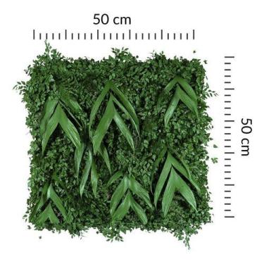 Imagem de Jardim Vertical Natural Desidratado Folhagem Variada - 1 m² - Pense Fl