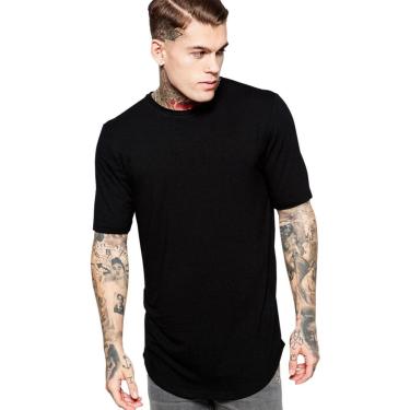 Imagem de Camiseta Di Nuevo  Longline Lisa Oversized Básica Masculina-Masculino