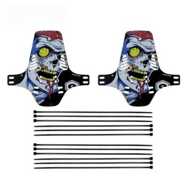 Imagem de 1/2PCS Para-lama de Bicicleta Mountain Bike MTB Dianteiro e Traseiro Compatível com Rodas de 26", 27,5" e 29" Acessórios para Bicicleta Fat Bike(XQ330-A 2PCS)