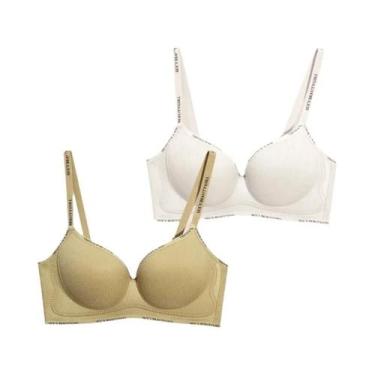 Imagem de Conjunto De Sutiã Sem Costura E Sem Fio Para Mulheres, Sexy, Com Alças