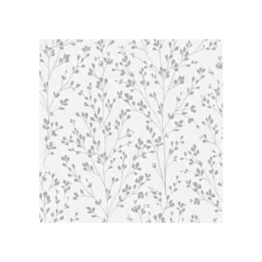 Imagem de Papel de Parede Icon Folhagem Prata A71402