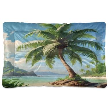 Imagem de SEHANY Cama de gato com estrela do mar, praia, para cães, com fundo antiderrapante, caixa de canil, colchão macio para animais de estimação, lavável, almofada de cama para cães pequenos, médios e