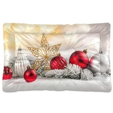 Imagem de SEHANY Cama de bola de Natal para cães e gatos com fundo antiderrapante, cama de canil, colchão macio para animais de estimação, lavável, almofada de cama para cães pequenos, médios e grandes, gatos