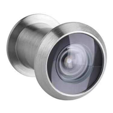 Imagem de YWBL-WH Visor de Porta Olho Mágico de Lente de Vidro óptico de ângulo Amplo de 220 Graus Com Tampa de Privacidade, Visualizador de Porta Resistente de Latão Sólido para Segurança Doméstica (Fio de