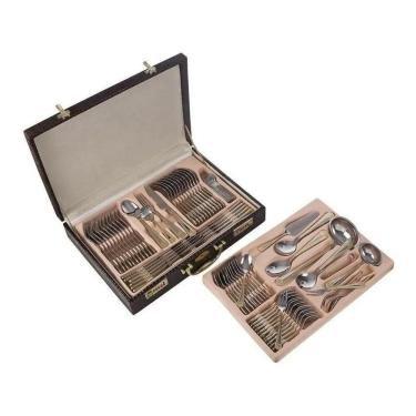 Imagem de Faqueiro 84 Peças Designer Alemão 24K