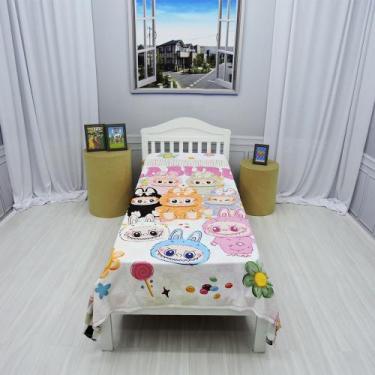 Imagem de Manta Cobertor Labubu Solteiro Ultra Soft Macia Quentinha 1 - Magia Te