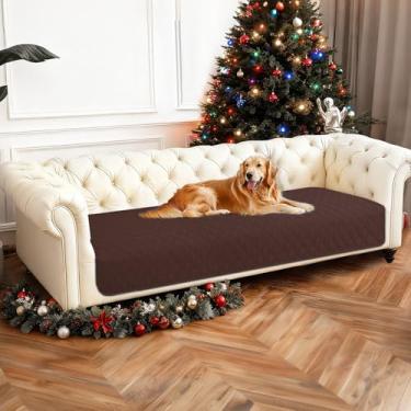 Imagem de CYCMACO Cobertor impermeável para cães, capa de cama macia antiderrapante, lavável para cães, protege sofá, móveis, caixa, carro, cobertor resistente a rasgos para animais de estimação (76 x 182 cm