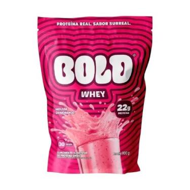 Imagem de Whey Sabor Mousse De Morango 900G Bold