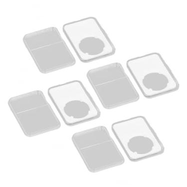 Imagem de Generic Conjunto de Suporte de Exibição de Laje de Moedas Multifuncional Com 10 Caixas de Identificação de Coleção de Moedas Transparentes e Resistentes a Arranhões para Morgan Peace IKE Silver Dollar, Ideal para Exposições e Armazenamento Doméstico