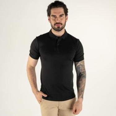 Imagem de Camisa Polo Calvin Klein Liquid Touch Smooth Preta-Masculino