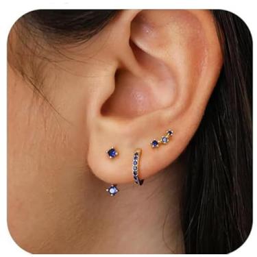 Imagem de Brincos de orelha de prata para mulheres, brincos de orelha sem piercing, joias de ouro e prata para mulheres, Medium, Latão, Sem pedra preciosa