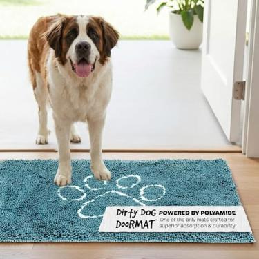 Imagem de Dog Gone Smart Pet Products Capacho de corredor de cachorro sujo, azul pacífico (DGSDDR6032)