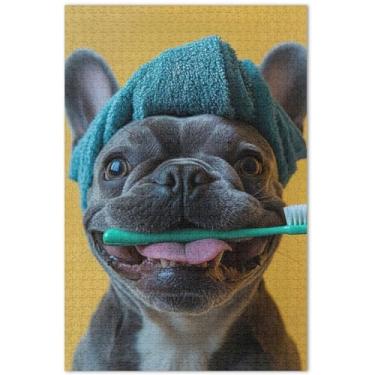 Imagem de Unicórnios roxos cenário fantástico quebra-cabeças para adultos 1000 peças família elefante branco presentes paisagem quebra-cabeças arte decoração pintura, 29,5 x 19,7 polegadas