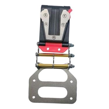 Imagem de Baoblaze Suporte para fita métrica com base para cinto, para pendurar na cintura, armazenamento profissional, compacto, acessório multifuncional de liberação, Td Direito Modificado