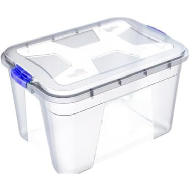 Imagem de Caixa Organizadora Multiuso Transparente 56 Litros