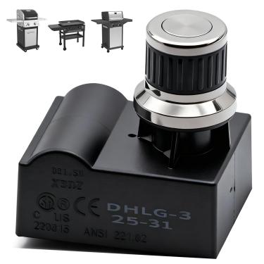 Imagem de Substituição de ignição para churrasqueira, 3 tomadas machos, gerador de faísca, ignição eletrônica, bateria AA, Ignitores de churrasqueira, Ignitor de churrasqueira, serve para substituição de