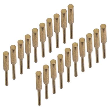 Imagem de Generic Arquivo Eficiente de Rebarba de Afiador de Motosserra para Moagem e Processamento de Molde, para Roda de 7/32 Polegadas - Kit de Conjunto de Rebarbas de Afiador de Motosserra de 20 Unidades