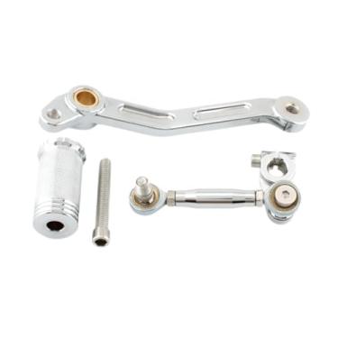 Imagem de Colaxi Kit de alavancas de câmbio, pedal de freio e pedal de apoio para os pés para motocicleta 1200, Prata