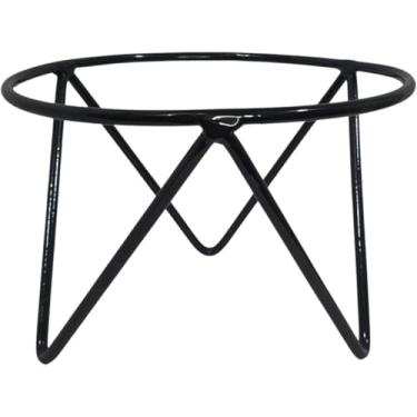 Imagem de Suporte De Ferro Tripé Para Vasos 15 cm de Altura D21 - Para Plantas Jardim Varanda Organizada