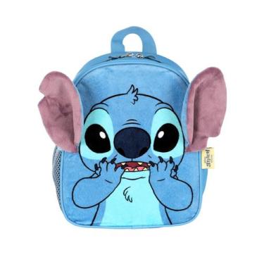 Imagem de Lancheira Térmica Pelúcia Costas Luxo Lilo Stitch LA50063 - Luxcel, AZ