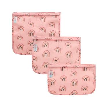 Imagem de ALVA Bolsa de fraldas | 3 peças de higiene pessoal à prova de bagunça | Bolsa de higiene pessoal aprovada pela TSA | Bolsa de maquiagem cosmética organizadora de fraldas para bebês e mães essenciais