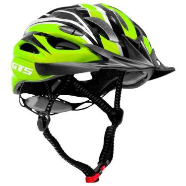 Imagem de Capacete Ciclismo GTS Tech com Led Traseiro, G, Verde