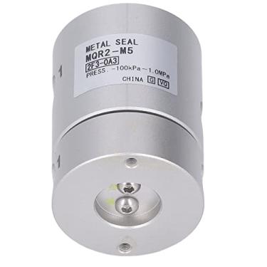 Imagem de WALFRONT Conector Giratório Pneumático, Junta Rotativa de 360 ​​graus de Alta Velocidade Em Liga de Alumínio Com Vários Canais para Máquinas de Impressão, Centros CNC (MQR2-M5)