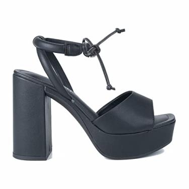 Imagem de Sandália Salto Bloco Feminina Dakota Preto