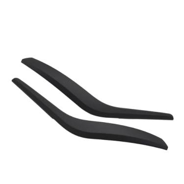 Imagem de Compatível Com Bmw X1 2010-2016 E84 2 Pçs Atualizado Interior Do Carro De Fibra De Carbono Esquerda Direita Maçaneta Da Porta Capa Guarnição Substituição(Black 2PCS SET)