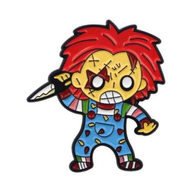 Imagem de Broche De Esmalte De Palhaço Engraçado Para Mulheres, Distintivo De Ho