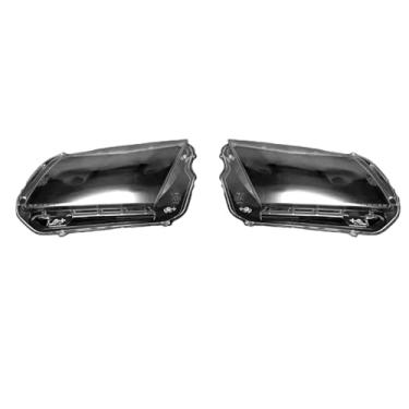 Imagem de Capa do farol do carro compatível com ford mustang 2010 2011 2012 2013 lente escudo farol capa clara esquerda/direita abajur(Left and right)