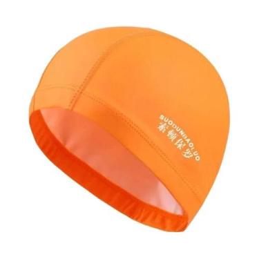 Imagem de Touca De Natação Impermeável Em PU plus Size Para Homens E Mulheres Ad