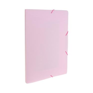 Imagem de Pasta Aba Elástico Dello Serena Lombo 2cm Rosa 33,5x23,5cm