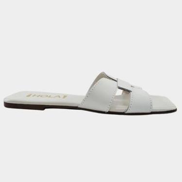 Imagem de Rasteira H Em Couro Legitimo Rasteirinha Chinelo Yape-Feminino