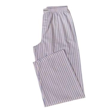 Imagem de Calça Avulsa de Pijama Presidente CA920 Masculina, Listrado cinza, M