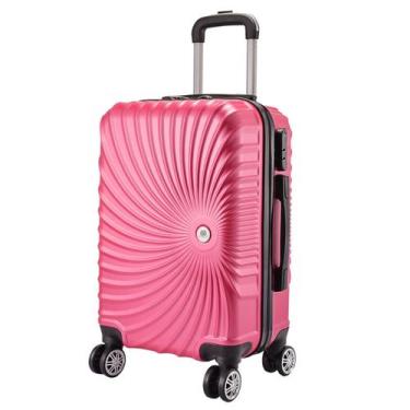 Imagem de Mala de Bordo Viagem Pequena ABS - (55 x 35 x 22cm) C/ 4 Rodinhas 360º