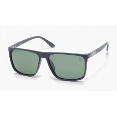 Imagem de Óculos de Sol Casual Polarizado Masculino Polo London Club, Lente UV400 Kit contém Case Couro ECO (Preto Fosco)