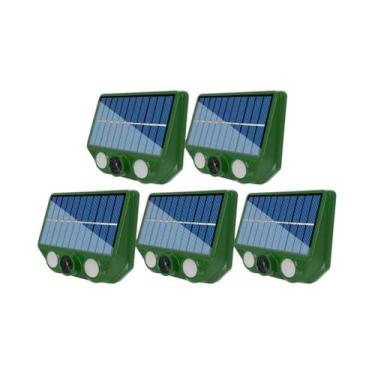 Imagem de Repelente Ultrassônico Solar Para Animais, Sensor De Pragas Para Cães,