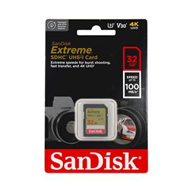 Imagem de Cartão Extreme Sdhc e Sdxc Uhs-I Card, SanDisk, Cartões SD, Dourado, 32GB