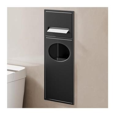 Imagem de Nicho de chuveiro de aço inoxidável - organizador de alcova à prova d'água para xampu, artigos de higiene e papel higiênico - solução de armazenamento elegante para prateleiras de banheiro, cozinha e