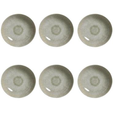 Imagem de Conjunto De Pratos Fundos 06 Peças Bio Moss Porto Brasil