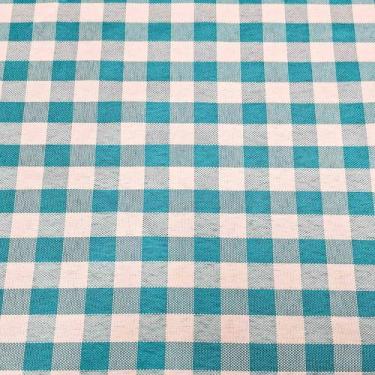 Imagem de Tecido Oxford Xadrez Para Toalha De Mesa - Rolo 5 Metros Cor:Azul Turq