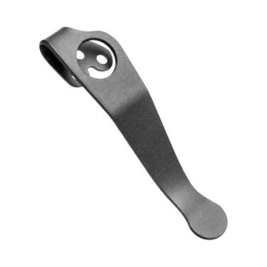 Imagem de Clipe De Titânio Deep Carry Para Facas Dobráveis Spyderco Paramilitary