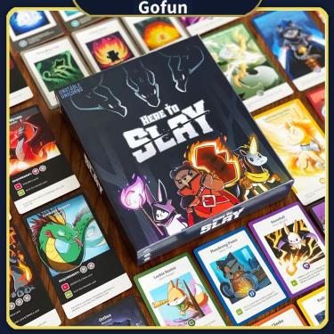 Imagem de Jogo de tabuleiro Here To Slay, jogo de cartas estratégico para 2 a 6 jogadores e mais de 10 anos