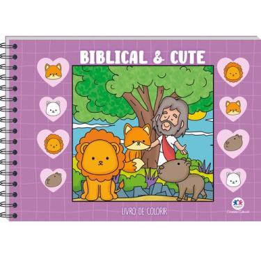 Imagem de Livro - Biblical and Cute Violet - Para Colorir