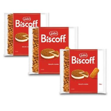 Imagem de Biscoito Lotus Biscoff Moído Crumbs Kit 3 Pacotes De 750G