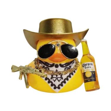 Imagem de Engraçado Pato De Borracha Cowboy Para Carro, Decoração De Painel De J