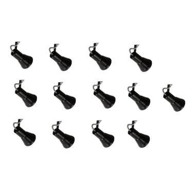 Imagem de Kit 13 Spot Trilho Perfilado Eletro calha Par20 Bulbo OL3