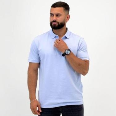 Imagem de Camisa Polo Dudalina Básica com Botão Manga Curta Masculina-Masculino